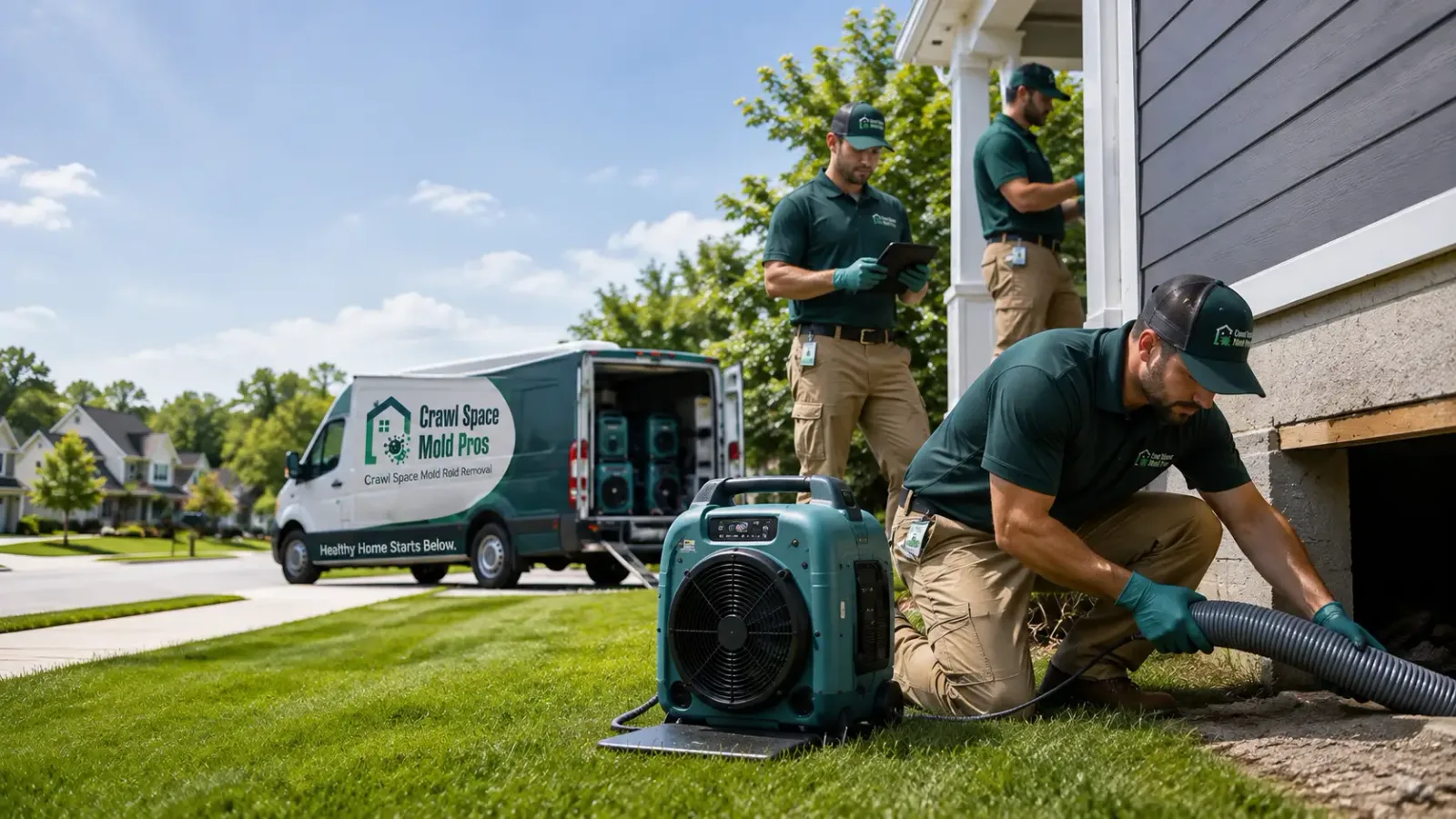 Crawl Space Mold Removal in Ellinwood, KS